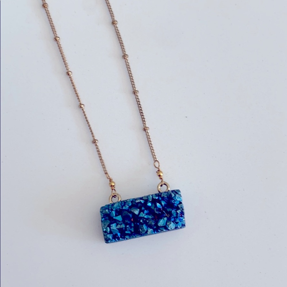 Druzy necklace